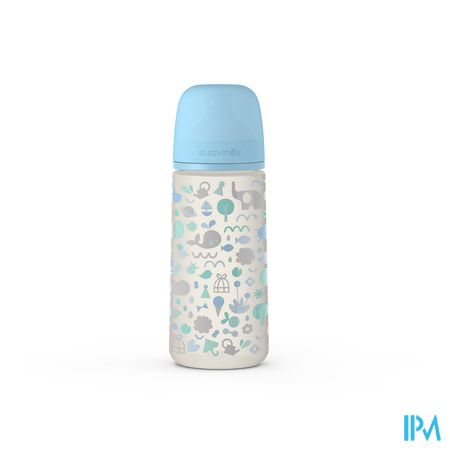 Suavinex Memories Fles Large 360ml Blue 3