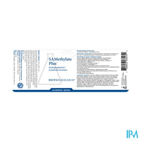 Samethylate Plus Biotics Caps 60 8