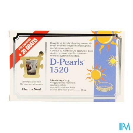 D-pearls 1520 Caps 100+20 Promo