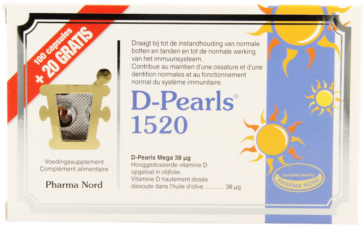 D-pearls 1520 Caps 100+20 Promo