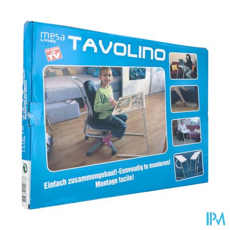 Tavolino Opvouwbare Bijzettafel Wit 52x39x52