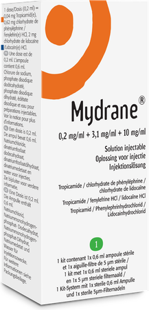 Mydrane Sol Inj Intracamerulaire Amp 1 X 0,6ml