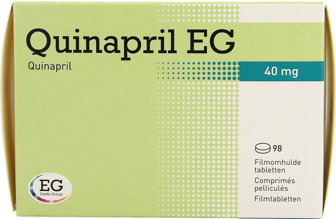 Quinapril EG 40Mg Tabl 98X40Mg 1
