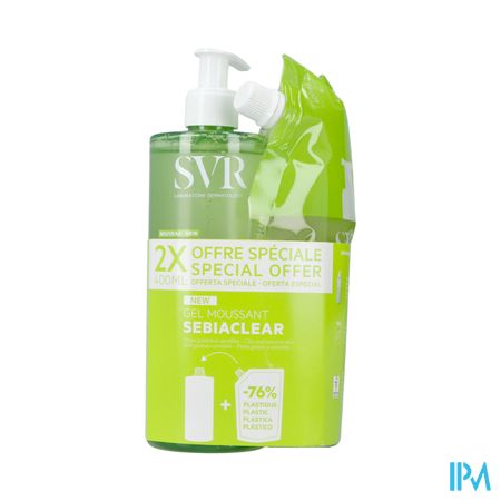 Svr Sebiaclear Gel 400ml +navul.400ml Verv.4656039