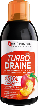 Turbodraine Groene Thee Perzik 1x500ml 1