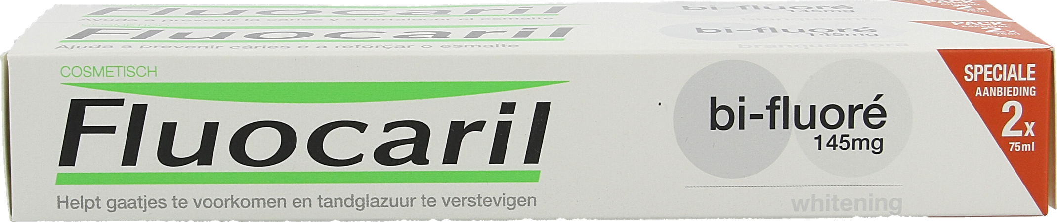 Fluocaril Dentifrice Bi-fluore 145 Blanche 2x75ml 3