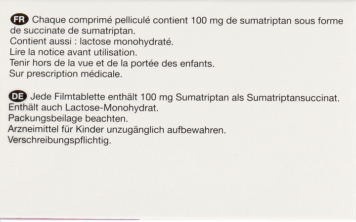 Sumatriptan Viatris 100mg Comp 6 6
