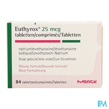 Euthyrox 25mcg Comp 84 Nf 1