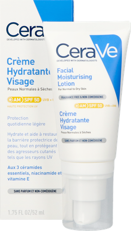 Cerave Creme Hydra Gezicht Spf50 52ml 16