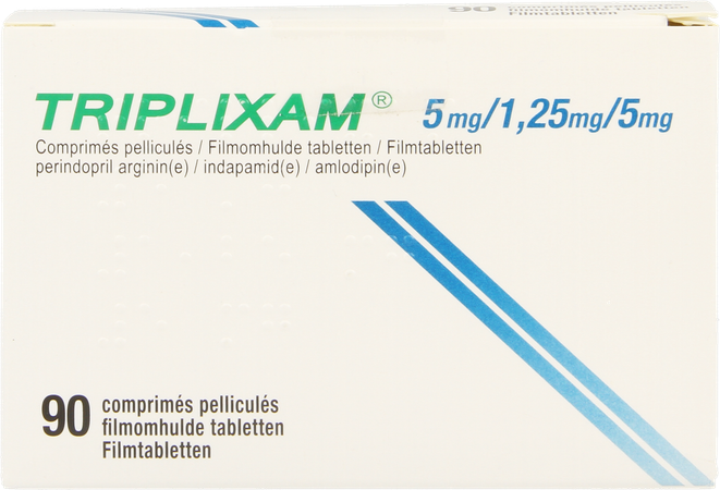 Triplixam 5mg/1,25mg/ 5mg Impex. Film.tabl 90 Pip 1