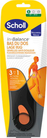 Scholl Pijnverlicht.inlegzolen Lage Rug S 1 Paire 1