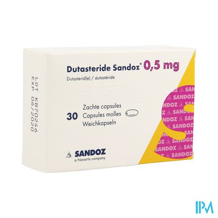 Dutasterid Sandoz 0,5mg Zachte Caps 30 X 0,5mg 1