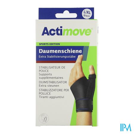Actimove Sport Thumb Stabilizer Black l/xl 1 1