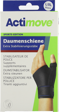 Actimove Sport Thumb Stabilizer Black l/xl 1 1