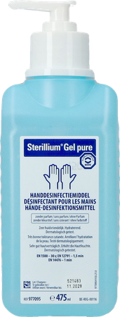 Sterillium Gel Pure + Pomp 475ml 2