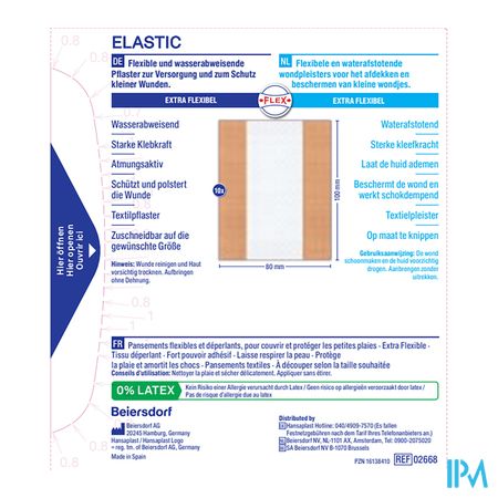 Hansaplast Elastic 1mx8cm 2