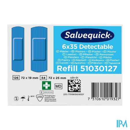 Salvequick Recharge Bleu Detect 2