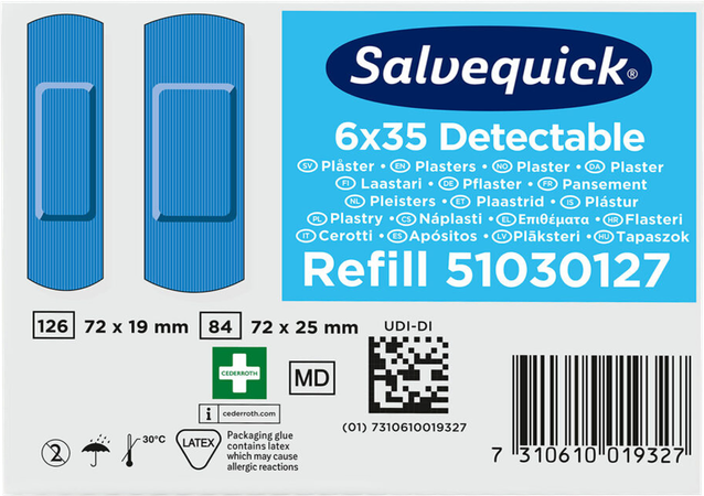 Salvequick Recharge Bleu Detect 2