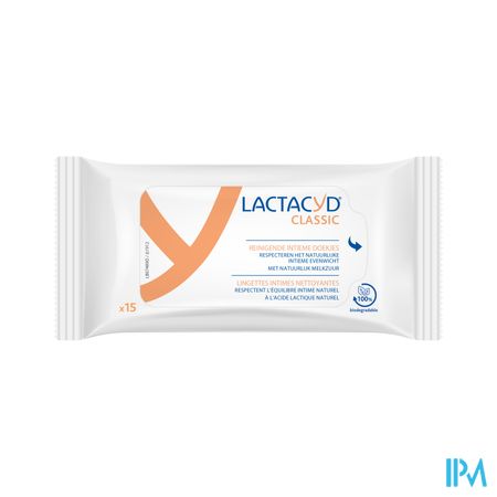 Lactacyd Intieme Wasdoekjes 15