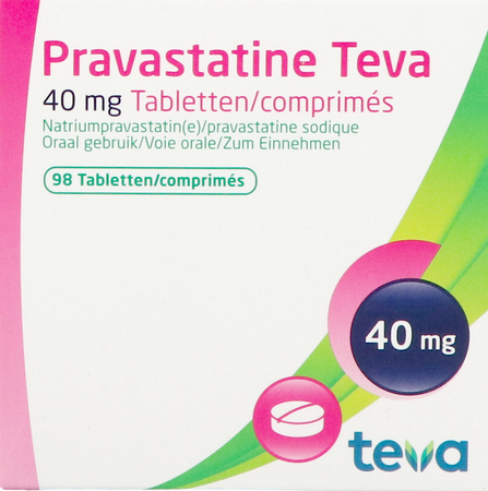 Pravastatine Teva 40mg Tabl 98 2
