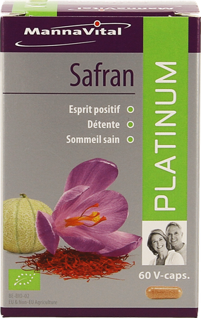 Mannavital Bio Saffraan Platinum V-caps 60 3