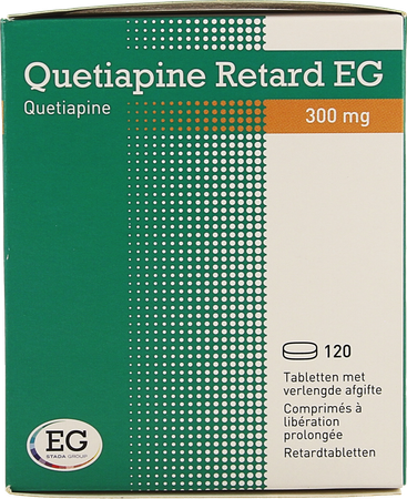 Quetiapine Retard EG 300Mg Verl.Afg.Tabl 120X300Mg 1