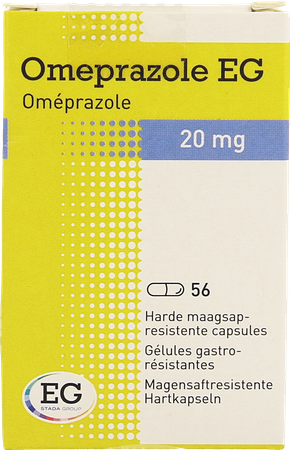 Omeprazole EG 20Mg Caps Maagsapresist Pot  56X20Mg 1