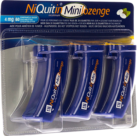 Niquitin 4,0mg Minilozenge Zuigtabletten 60