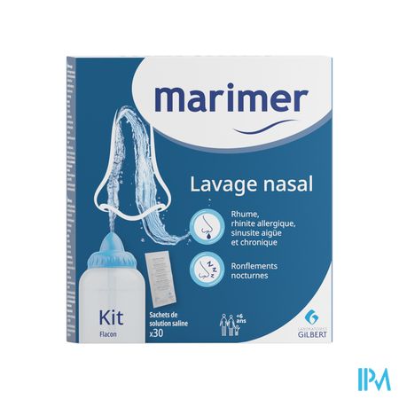 Marimer Kit Lavage Nasal Sachets 30 + 250ml