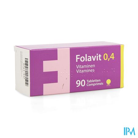 Folavit 0,4mg Comp 90x0,4mg Nf Cnk 4421-087