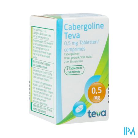 Cabergoline Teva Comp 2 X 0,5mg