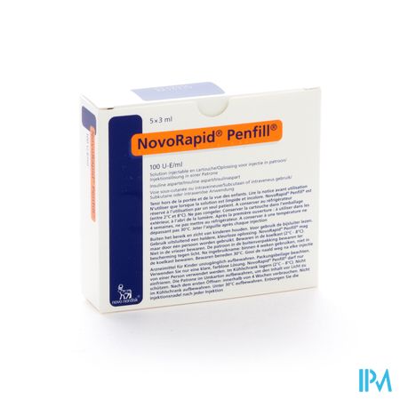 Novorapid Penfill 5x3ml 100 U/ml 1