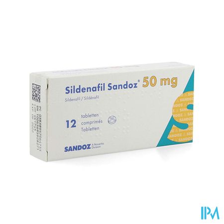 Sildenafil Sandoz 50mg Comp Pell 12x 50mg