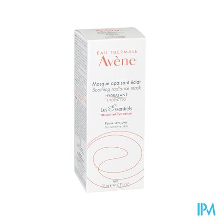 Avene Essentiels Verzacht.masker Stral. Teint 50ml