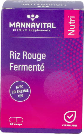 Mannavital Riz Rouge Fermente V-caps 60 1