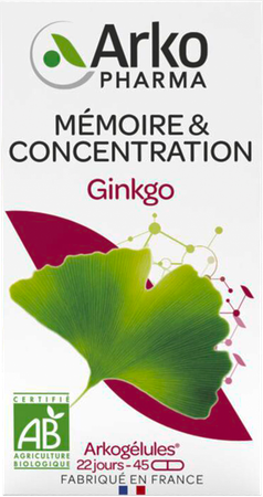 Arkogelules Ginkgo Bio Caps 45 8