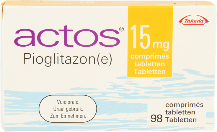 Actos 15mg Comp 98 X 15mg 1