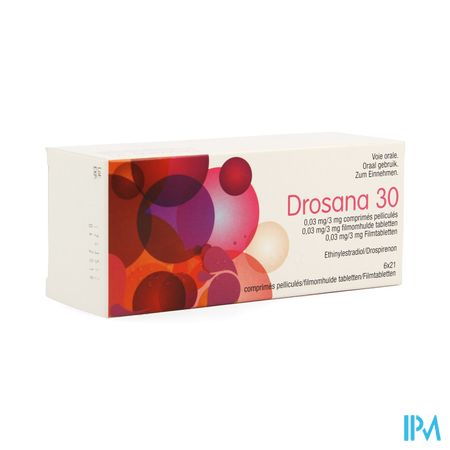 Drosana 30 0,03mg/3mg Filmomh Tabl 6 X 21