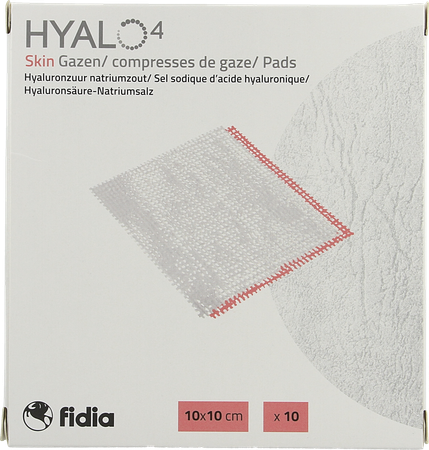 Hyalo 4 Skin Gazen 10x10cm 10 4