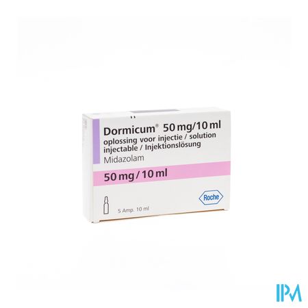 Dormicum Amp 5 X 50mg/10ml