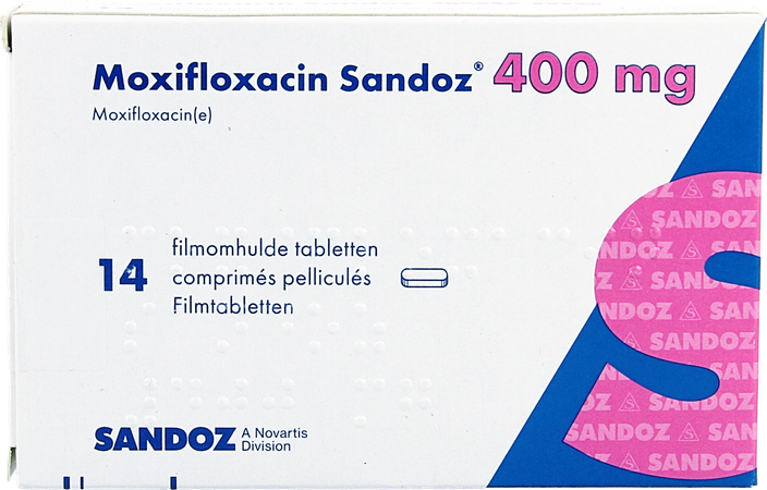 Moxifloxacin Sandoz 400mg Filmomh Tabl 14 2