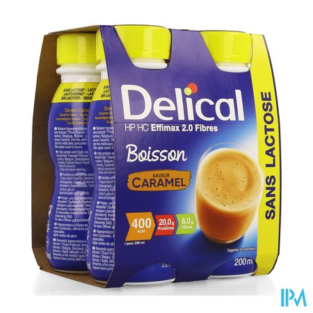 Delical Effimax 2.0 Caramel 4x200ml
