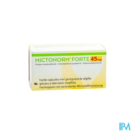 Mictonorm Forte 45mg Gereguleerde Afgifte Caps 84