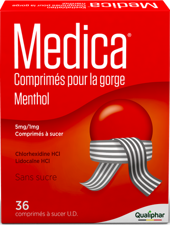 Medica Comprimes Gorge Menthol 36 Ud 2