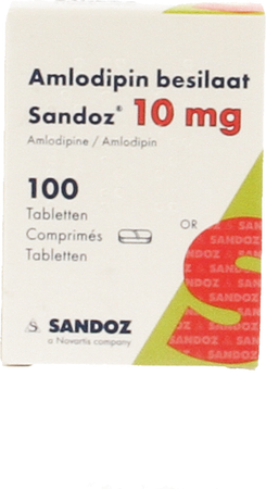 Amlodipine Besilate EG Comp 100X10Mg 2