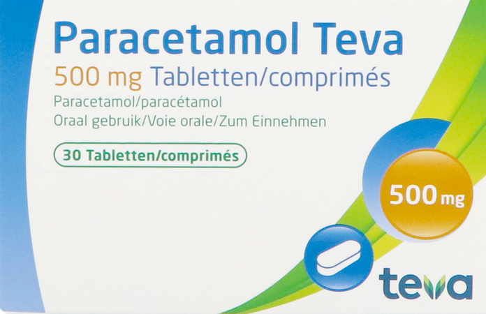 Paracetamol Teva 500mg Nf Tabl 30 X 500mg 2