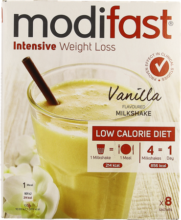 Modifast Intensive Vanilla Flavoured Milksh. 8x55g 1