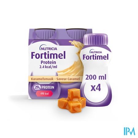 Fortimel Protein 2.4kcal Caramel 4x200ml