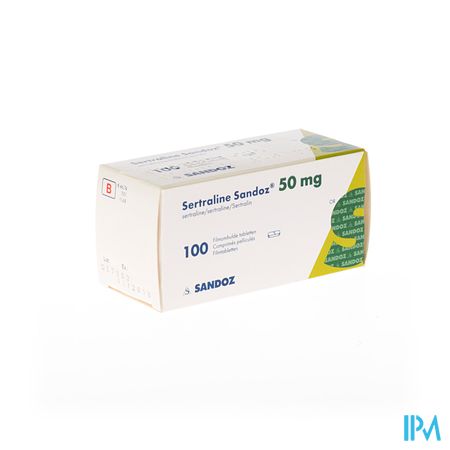 Sertraline Sandoz Comp 100 X 50mg