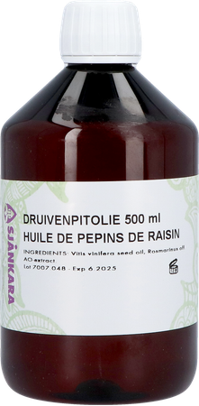 Sjankara Druivenpit Plant. Olie 500ml 1
